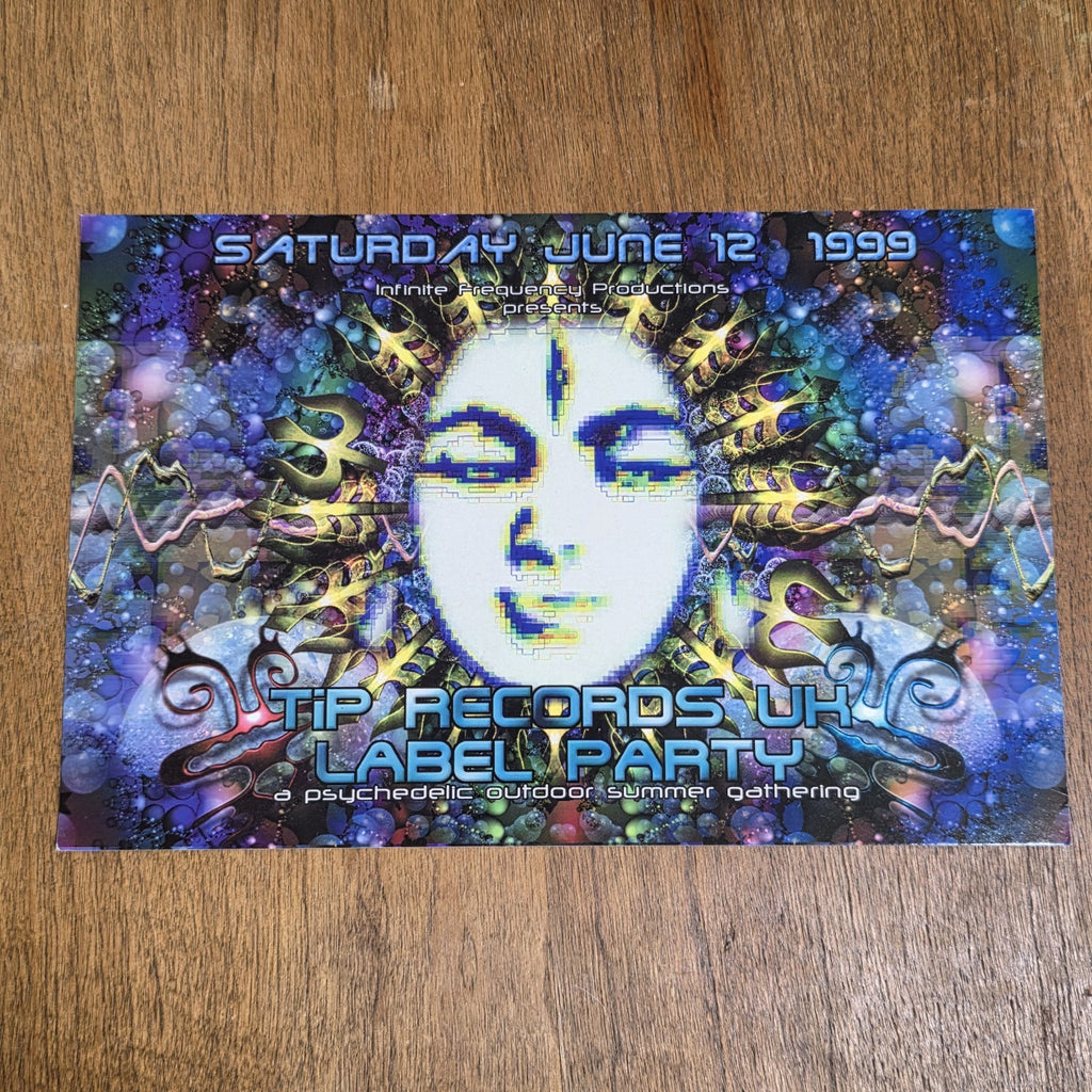 TIP Records Label Party Rave Flyer Los Angeles Hollywood 90s Trance EDM House