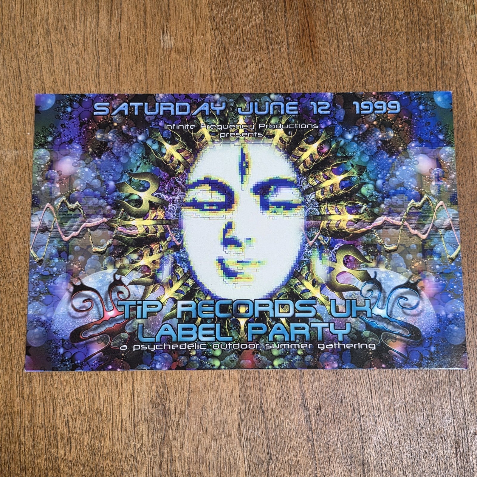 TIP Records Label Party Rave Flyer Los Angeles Hollywood 90s Trance EDM House