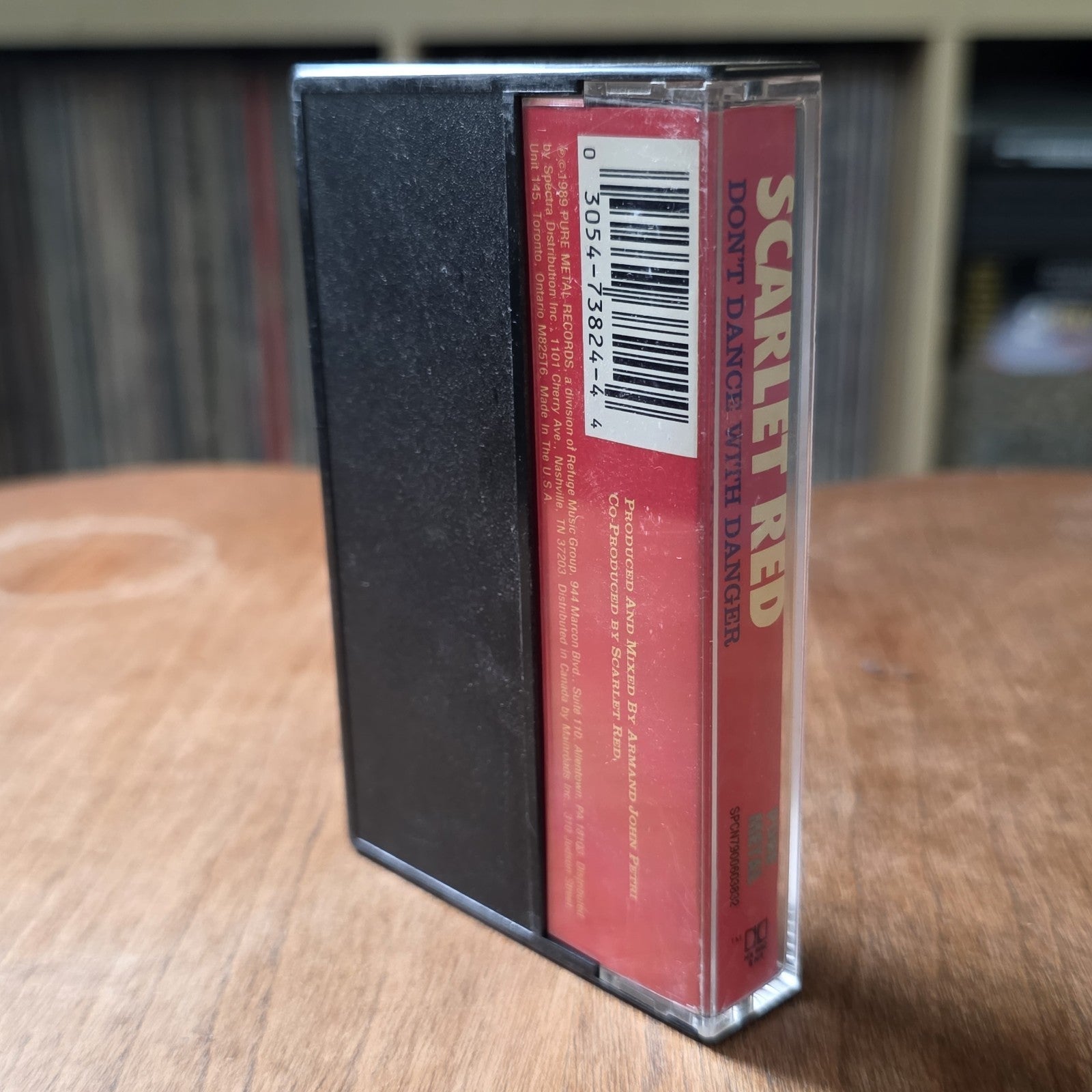 Scarlet Red - Don't Dance With Danger Cassette Album 1989 Heavy Metal Rare HTF