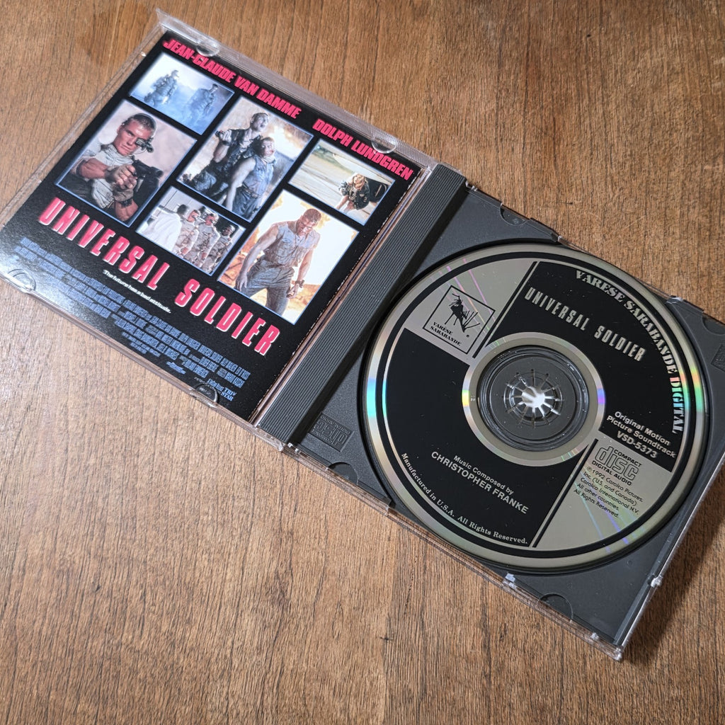 Universal Soldier - Original Motion Picture CD Movie Soundtrack 1992 Sci-Fi HTF