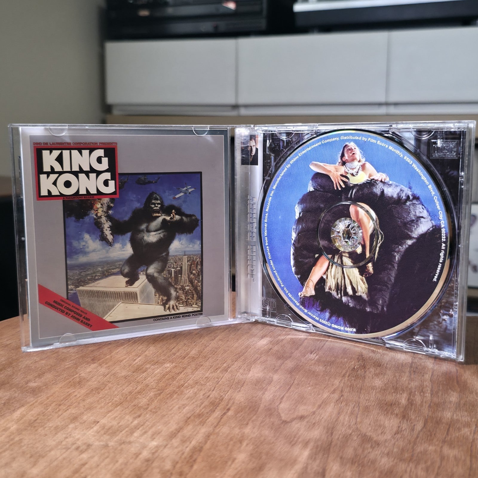 John Barry - King Kong Soundtrack Album 2005 Film Score CD Rare HTF