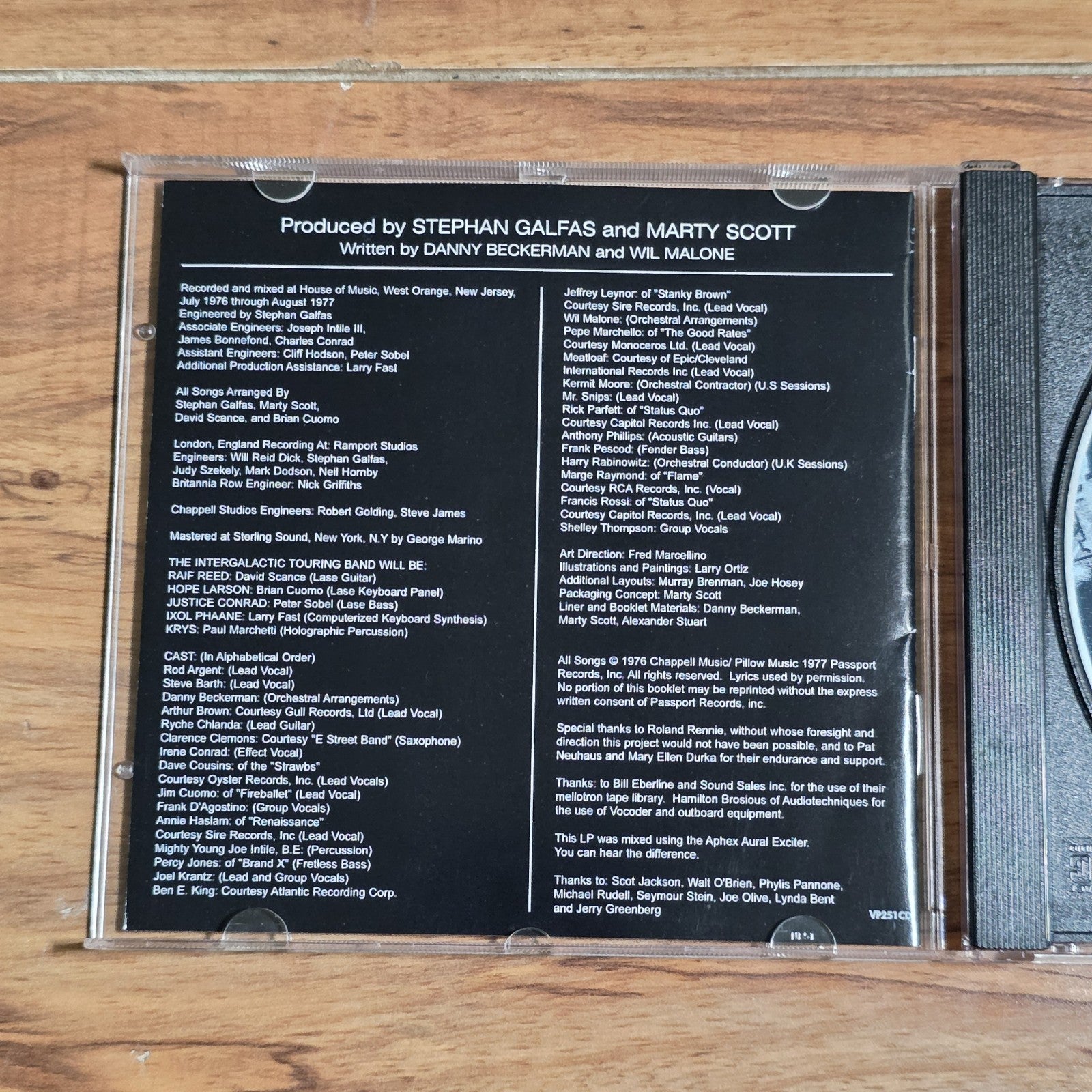 The Intergalactic Touring Band - Self Titled CD 2002 Progressive Rock Rare HTF