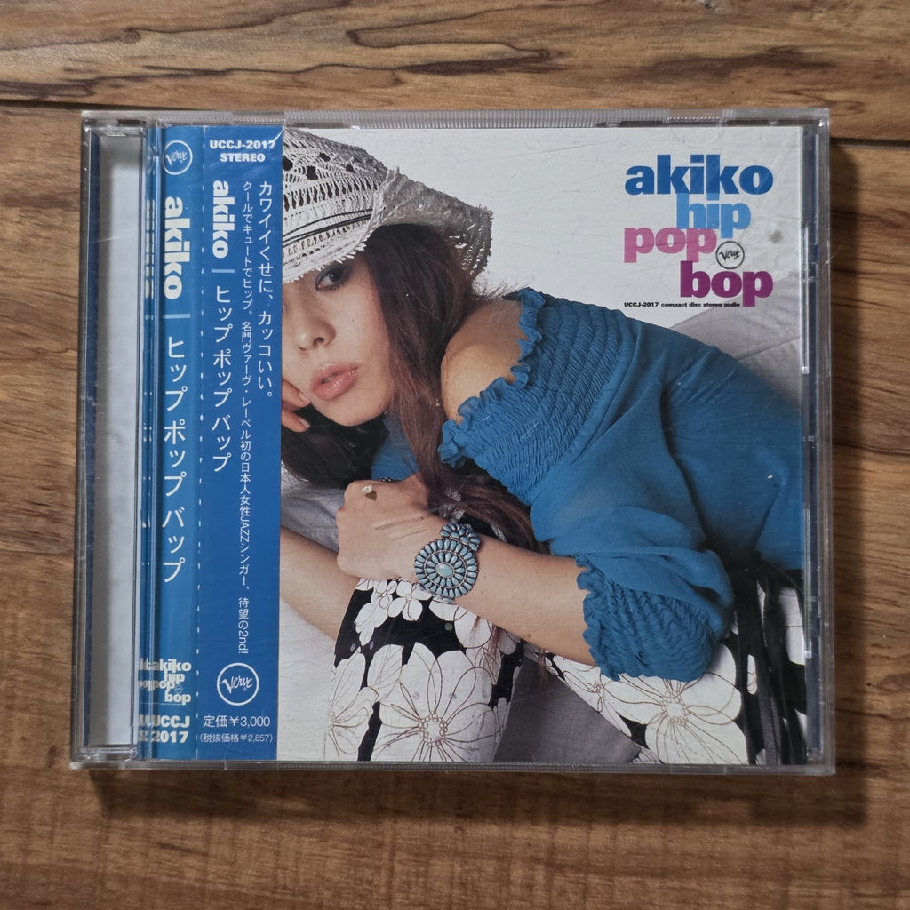 Akiko - Hip Pop Bop CD Album 2002 Jazz Easy Listening Japan Obi Strip Rare HTF