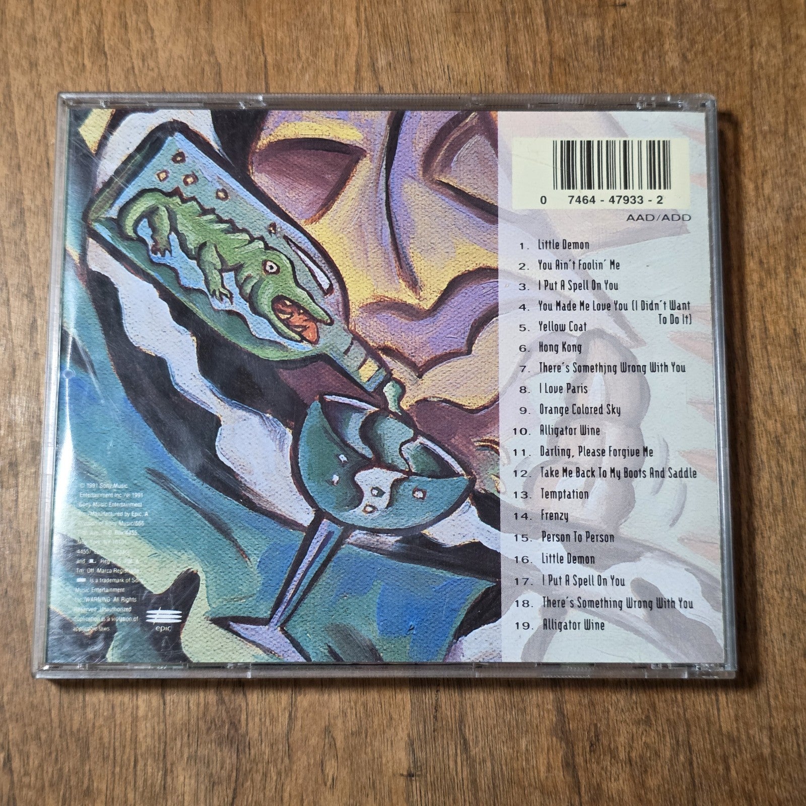 Screamin' Jay Hawkins - Cow Fingers & Mosquito Pie CD Album 1991 Blues Legacy