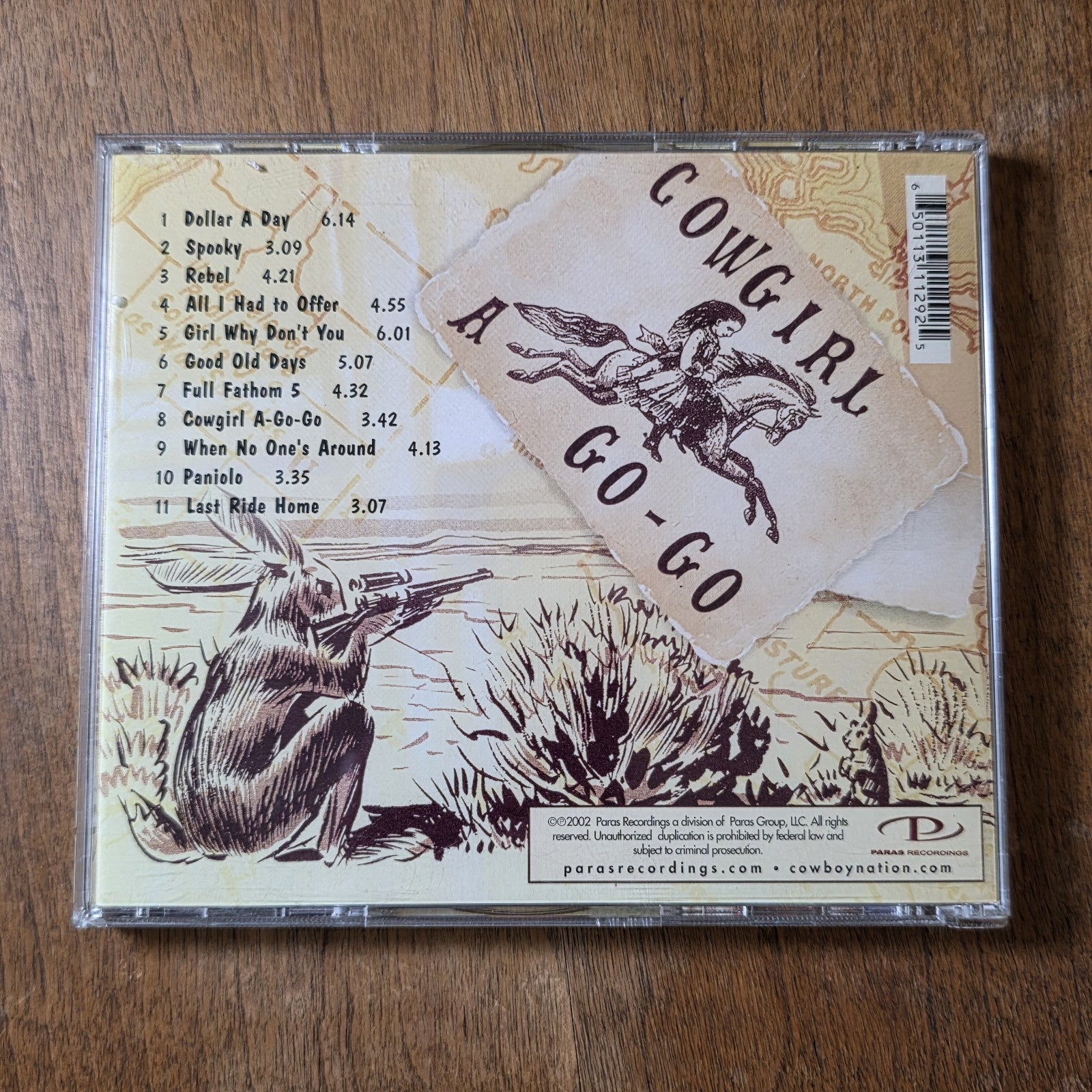 Cowboy Nation - Cowgirl A-Go-Go CD Album 2002 Country Rock Rare HTF