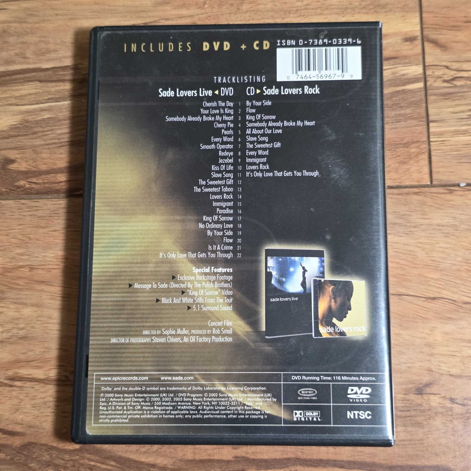 Sade - Lovers Live DVD 2002 Soul Smooth Jazz
