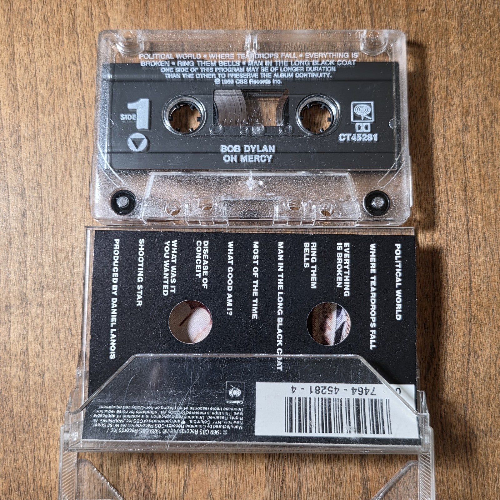Bob Dylan - Oh Mercy Cassette Album 1989 Folk Rock