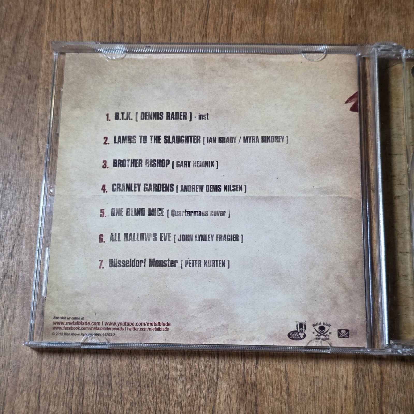 Church Of Misery - Thy Kingdom Scum CD Album 2013 Doom Metal HTF