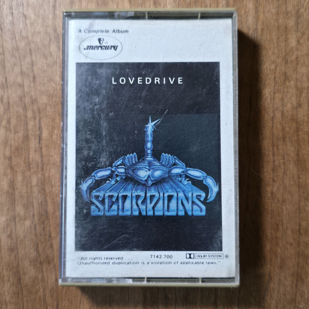 Scorpions - Lovedrive Cassette Album 1979 Hard Rock Classic Rock