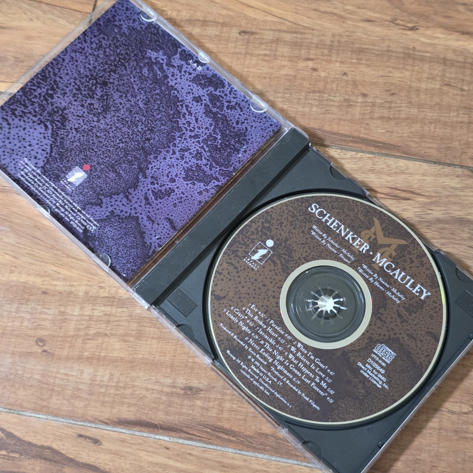 McAuley Schenker Group - MSG CD 1991 Michael Schenker Hard Rock