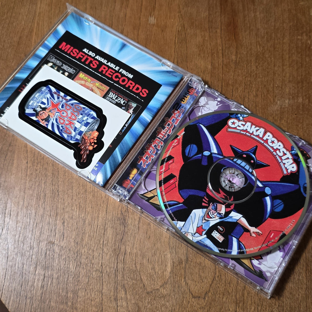 Osaka Popstar - And The American Legends Of Punk 2-Disc CD DVD 2006 Misfits Rock