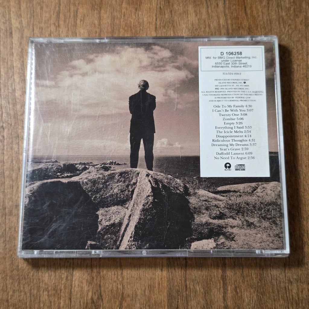 The Cranberries - No Need to Argue CD Album 1994 Alternative Rock