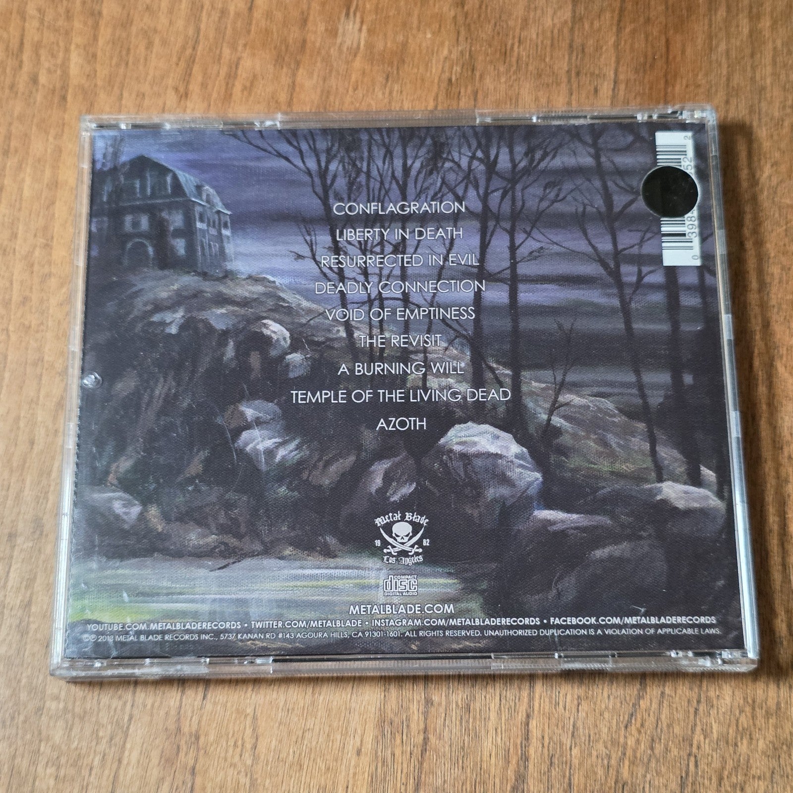 Noctum - Final Sacrifice CD Album 2013 Doom Metal Metal Blade Records