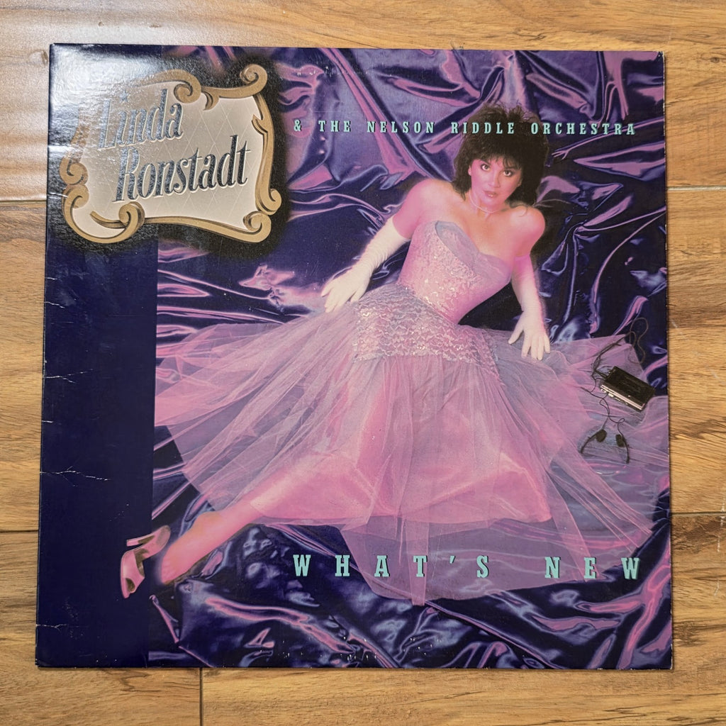 Linda Ronstadt & The Nelson Riddle Orchestra - What's New Vinyl LP 1983 Jazz VG