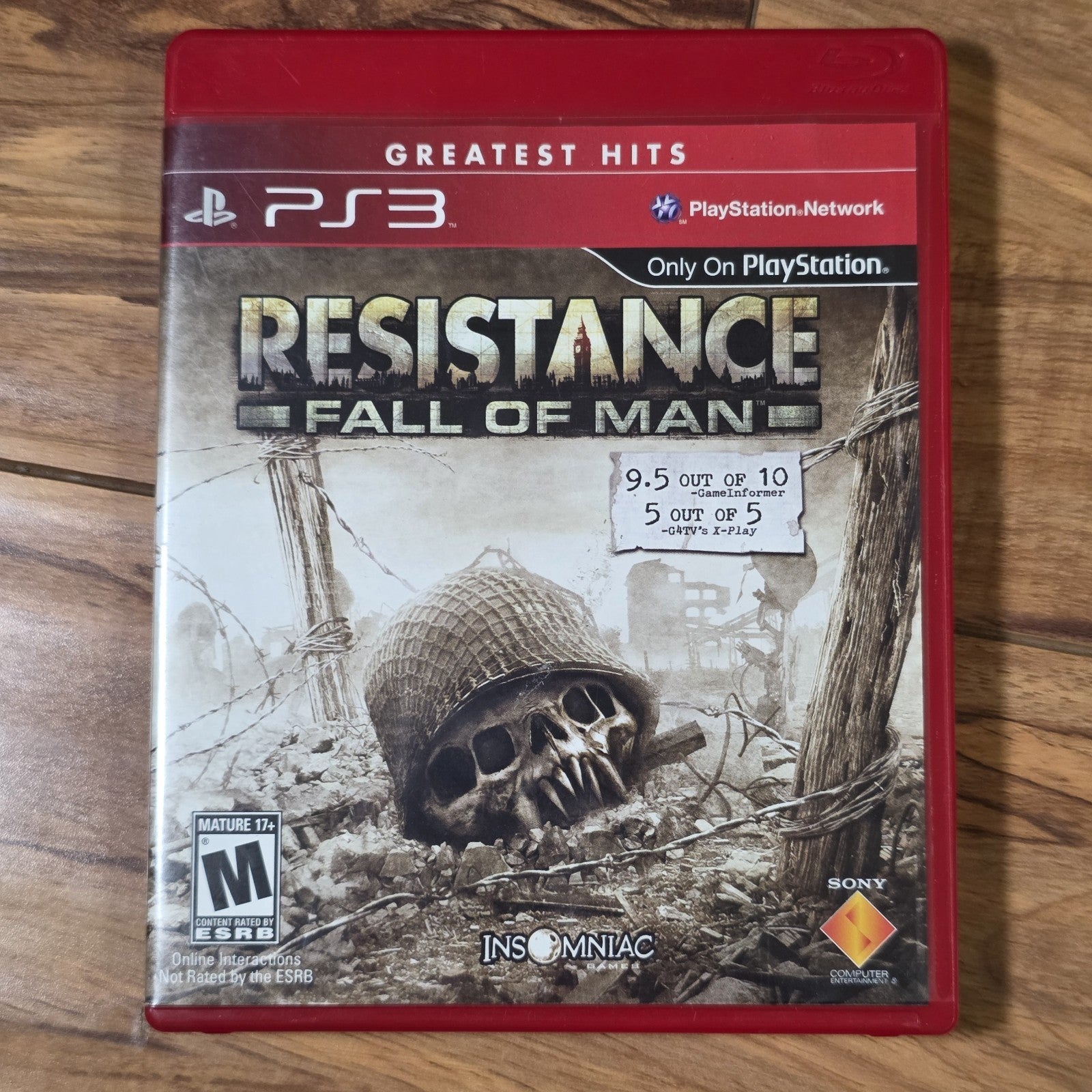 Resistance Fall Of Man 2006 Sony Playstation 3 Insomniac Games Shooter CIB