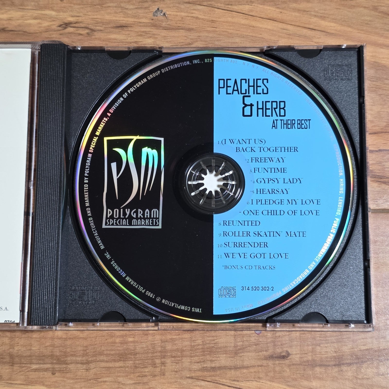 Peaches & Herb - At Their Best CD Compilation 1995 Soul R&B