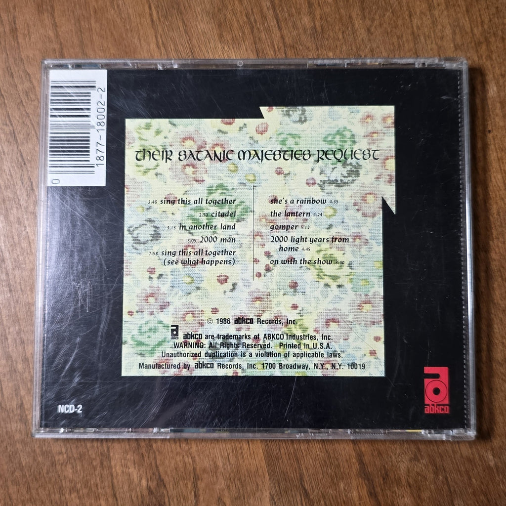 Rolling Stones - Their Satanic Majesties Request CD 1986 West Germany Rare HTF