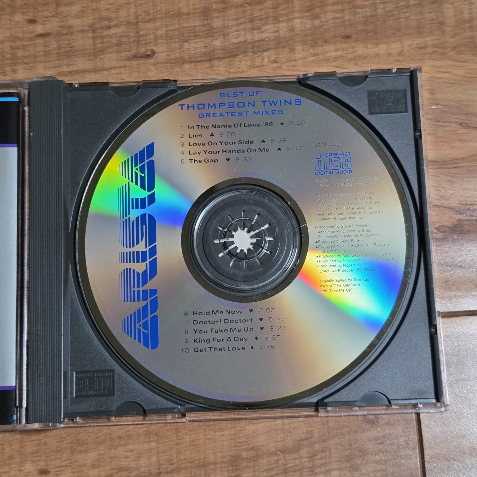Thompson Twins - Best Of Greatest Mixes CD Compilation 1988 New Wave Pop