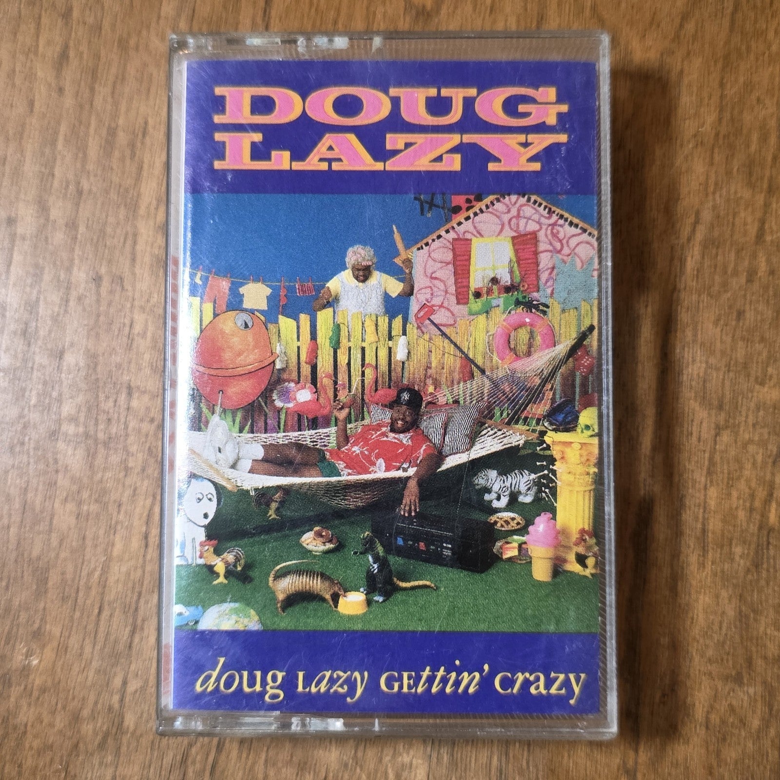 Doug Lazy - Doug Lazy Gettin' Crazy Album 1990 Hip Hop House Cassette Atlantic