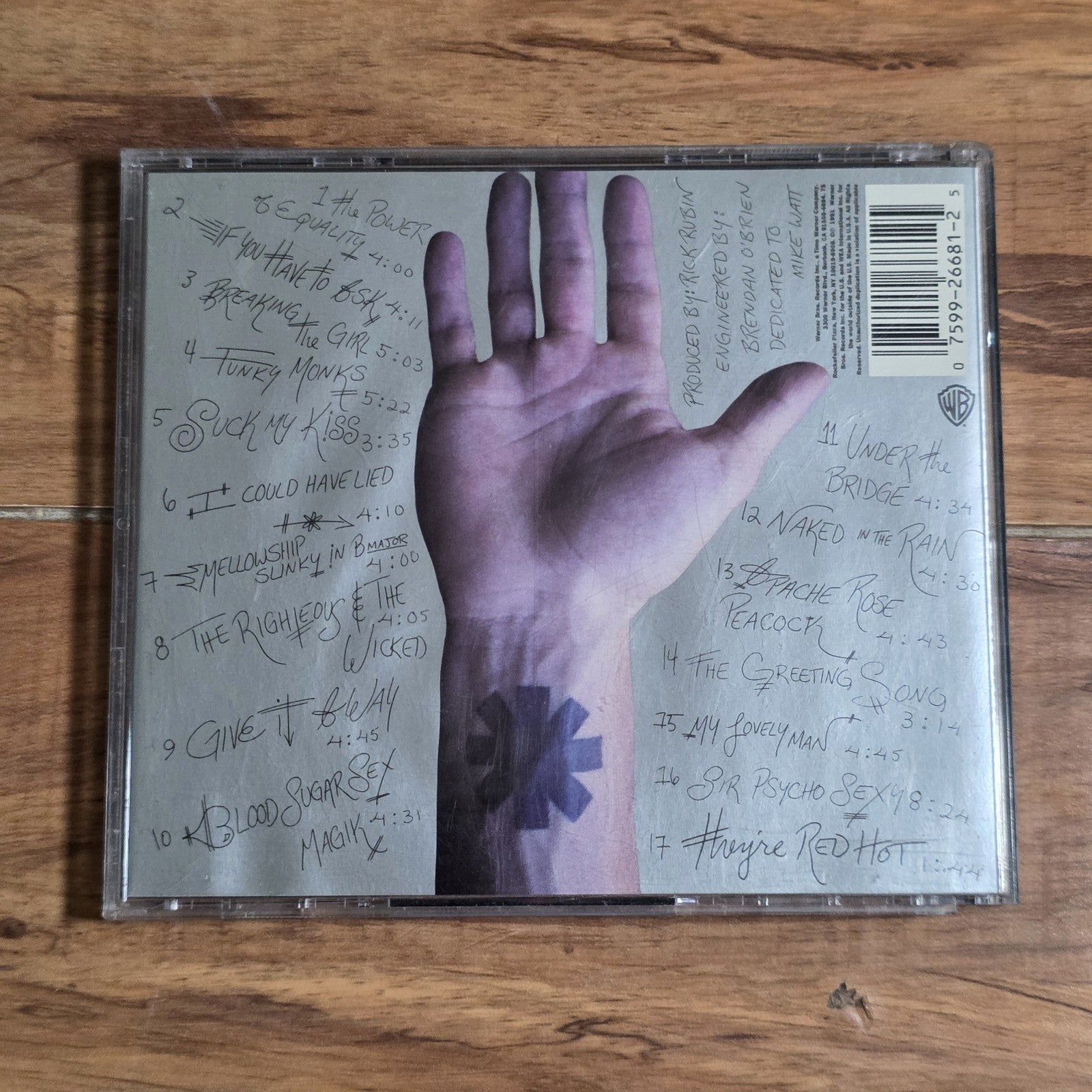 Red Hot Chili Peppers - Blood Sugar Sex Magik CD Album 1991 Alternative Rock