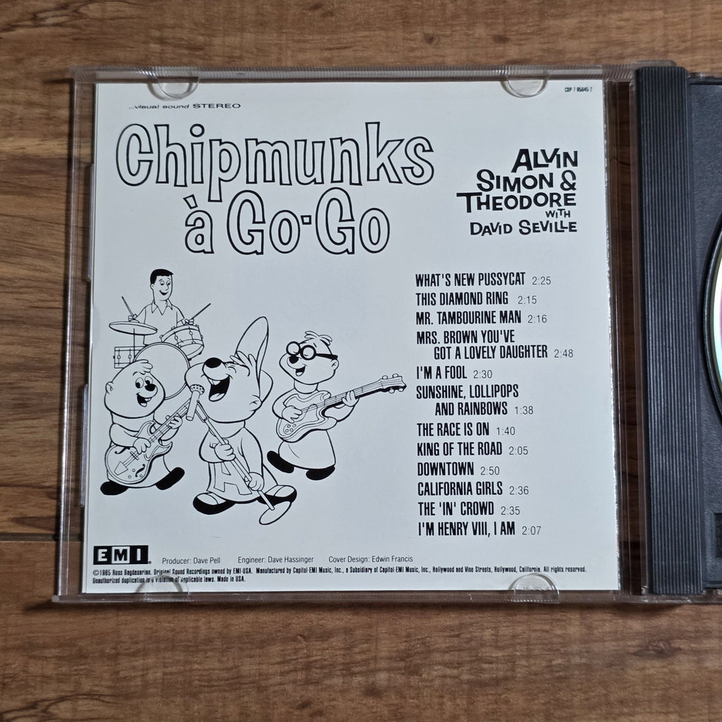 The Chipmunks - The Chipmunks A Go-Go CD Album 1965 Pop Rock Rare HTF