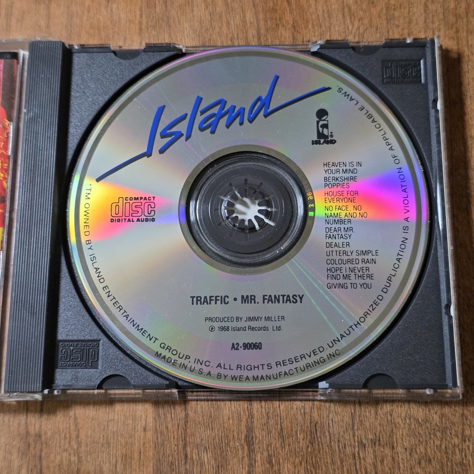 Traffic - Mr. Fantasy CD Album 1967 Psychedelic Rock
