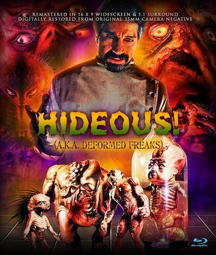 Hideous! Blu-ray 1997 Horror Cult Classic HTF New Sealed