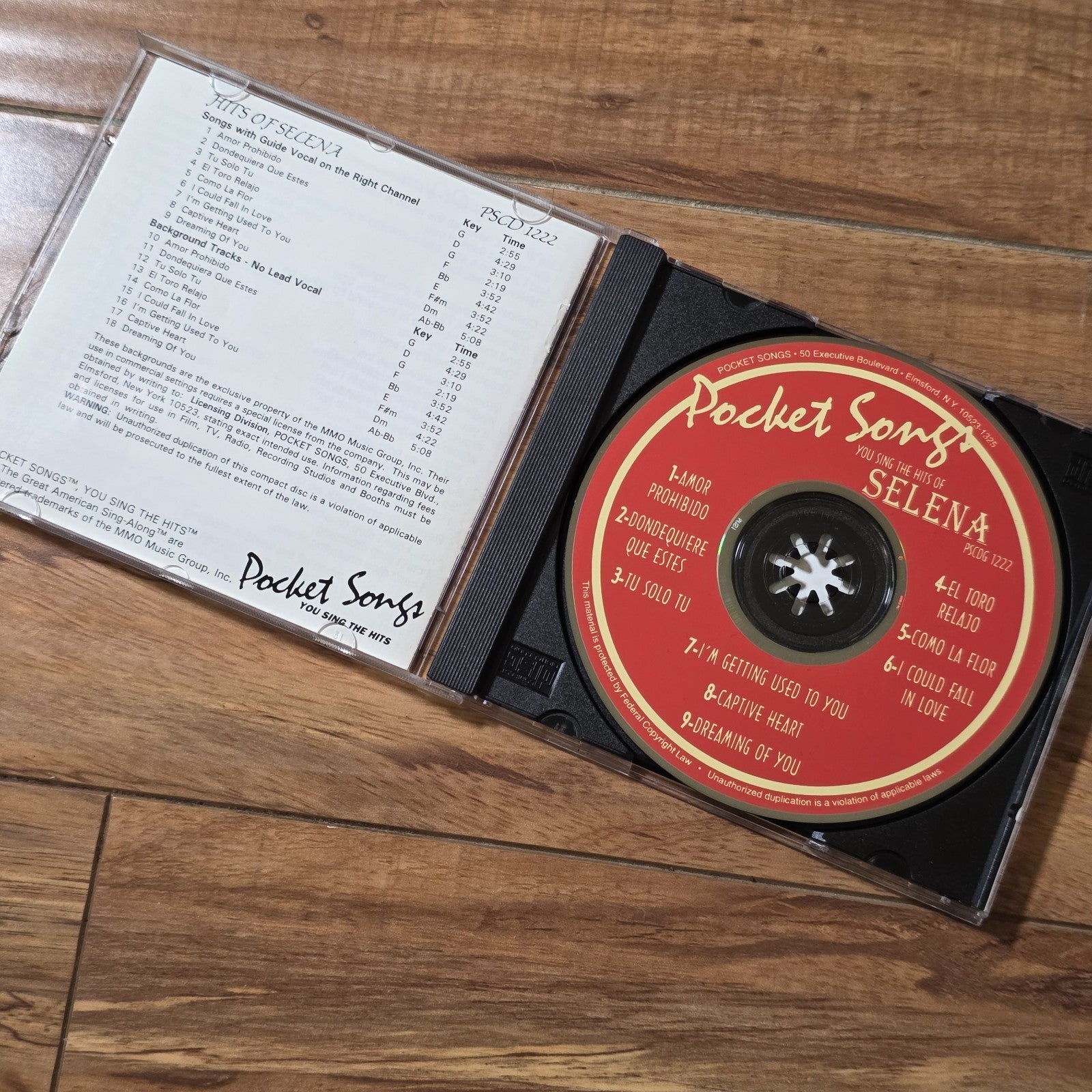 Karaoke - Selena: Spanish CD Album 2011 Karaoke Latin Pocket Songs HTF
