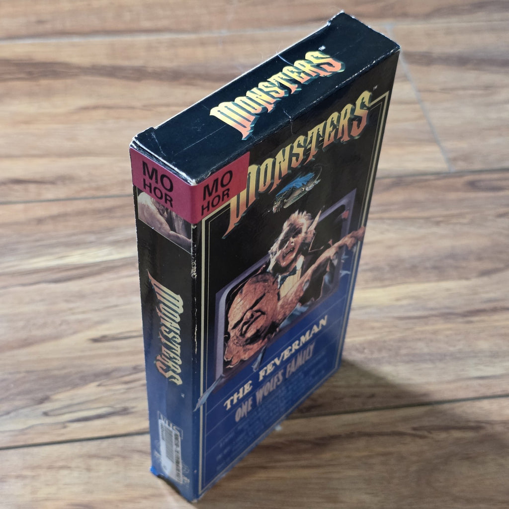 Monsters: The Feverman / One Wolfs Family VHS 1990s Horror Anthology HTF