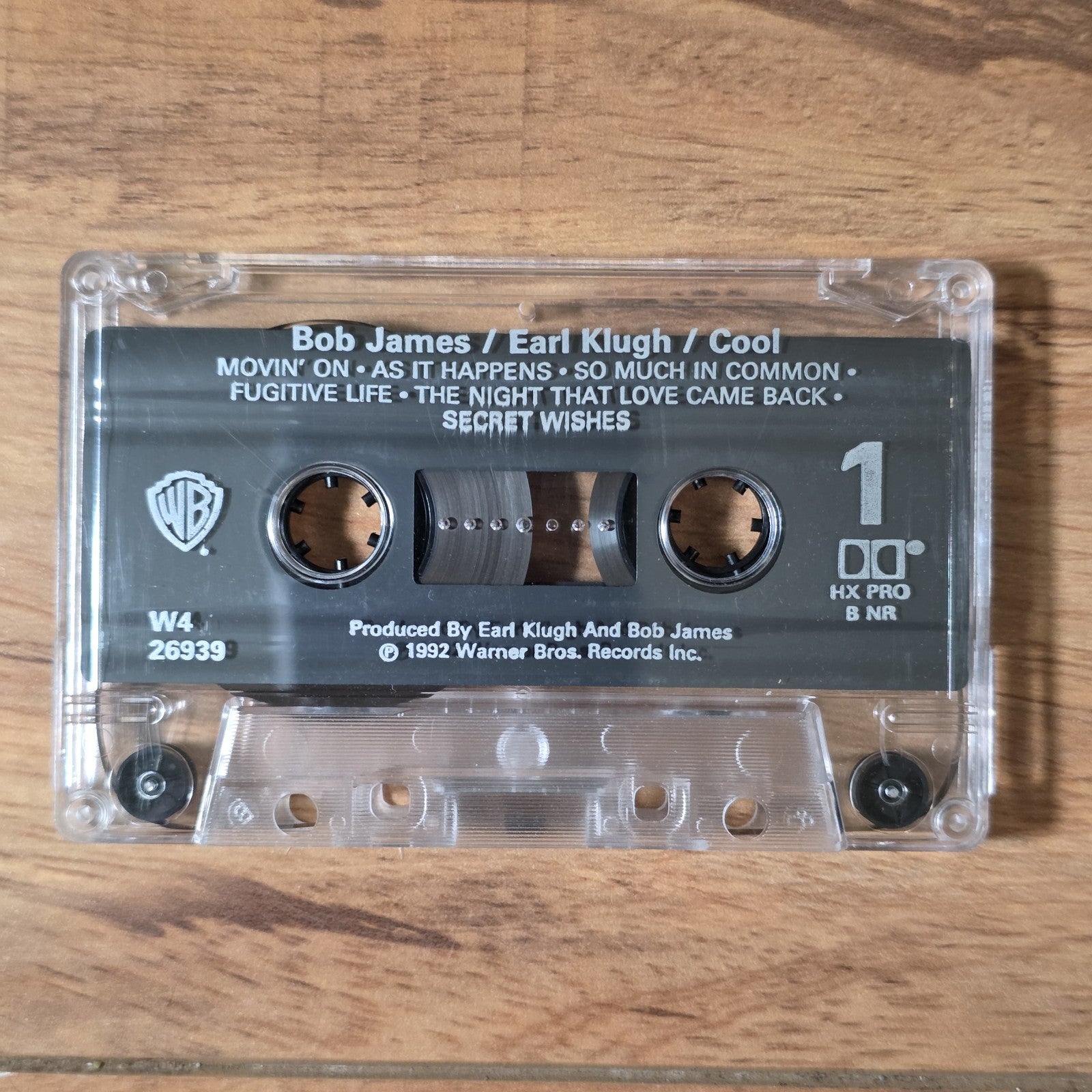 Bob James Earl Klugh - Cool Audio Cassette Tape Warner Music 1992 Jazz Smooth