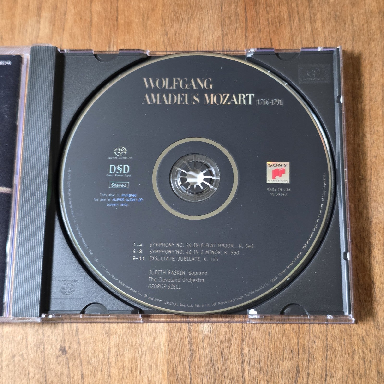 Mozart - Symphony No. 39 and 40 SACD Album Cleveland Orchestra Classical HTF