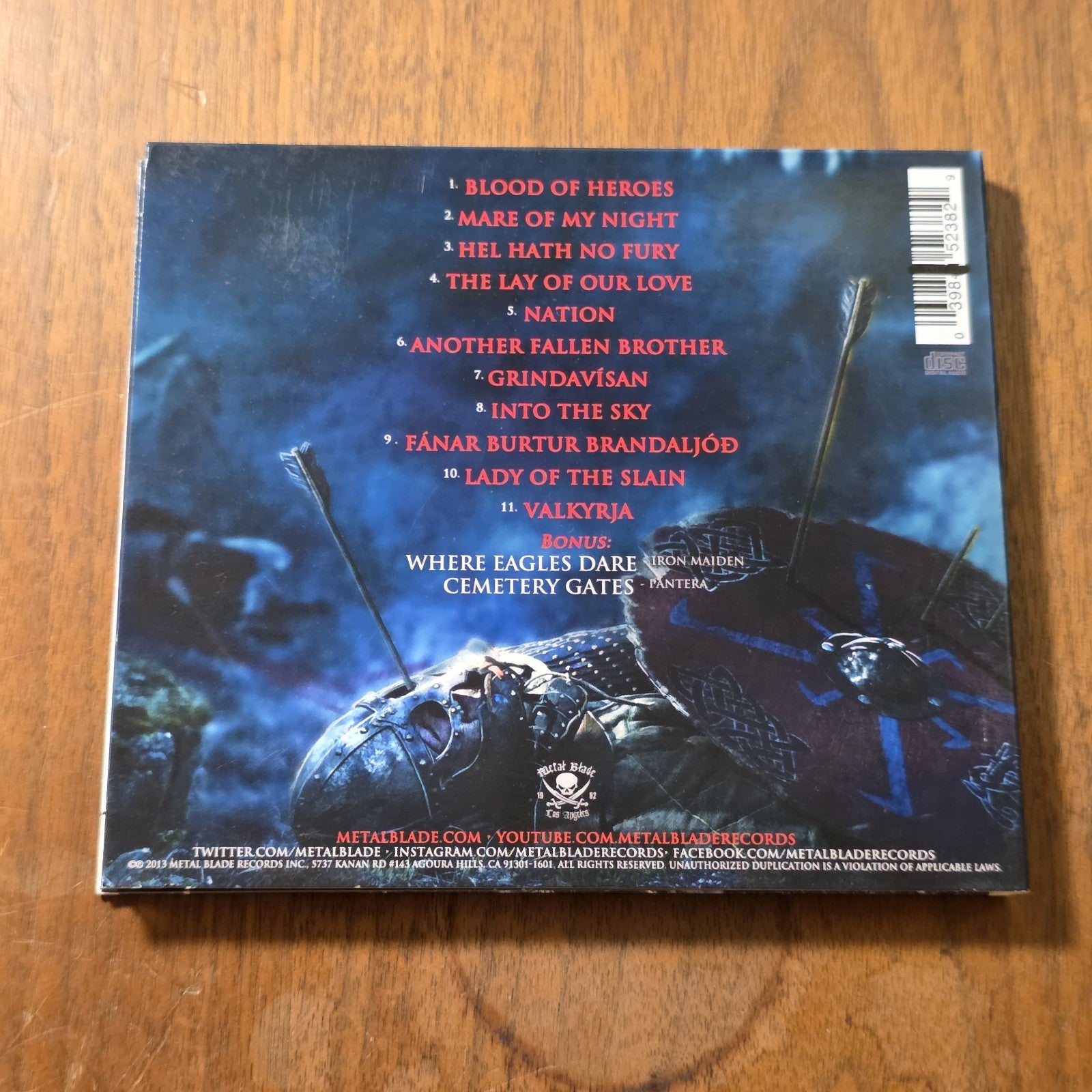 Týr - Valkyrja CD Album 2013 Folk Metal
