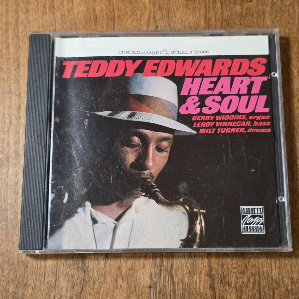 Teddy Edwards - Heart & Soul CD Album 1992 Jazz HTF