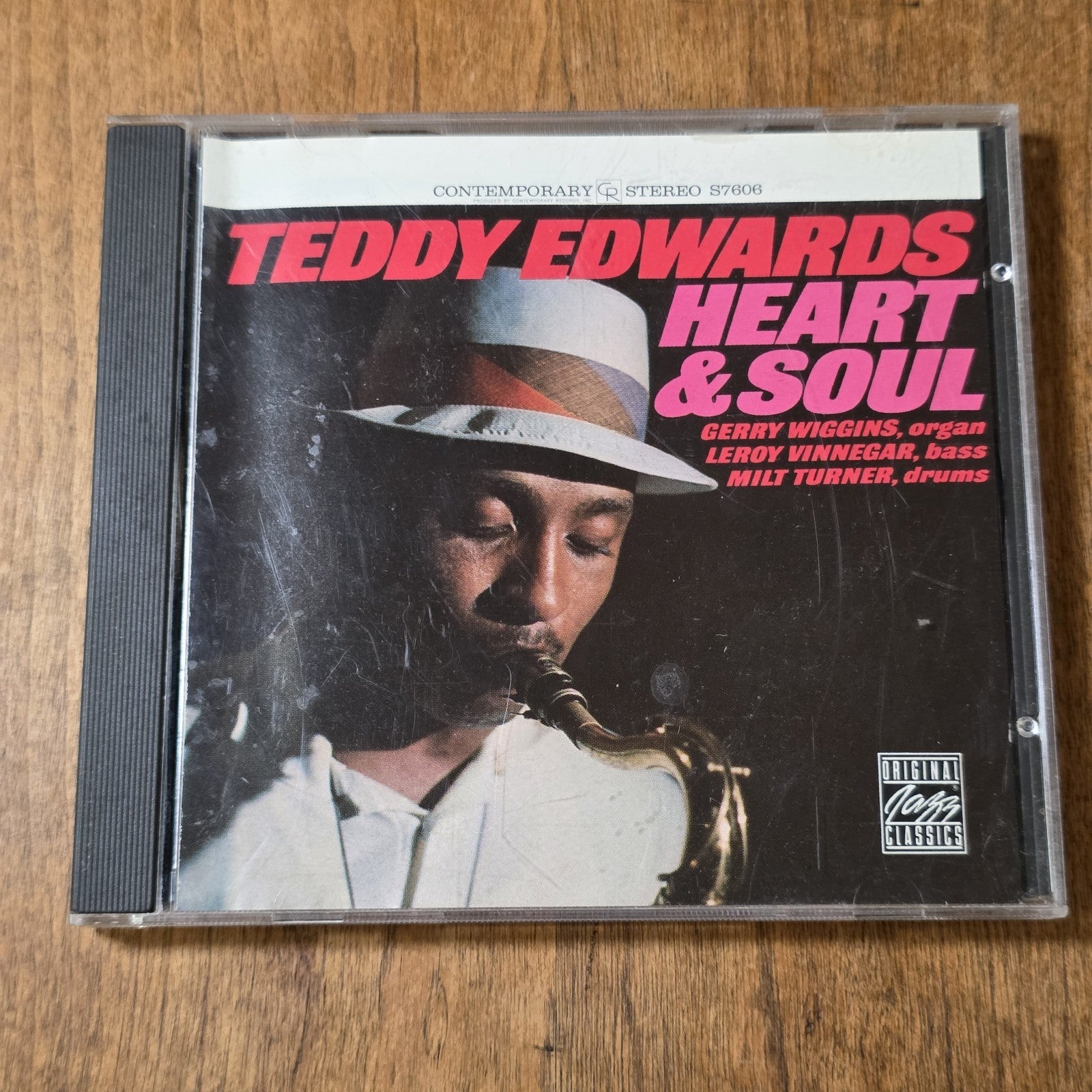 Teddy Edwards - Heart & Soul CD Album 1992 Jazz HTF
