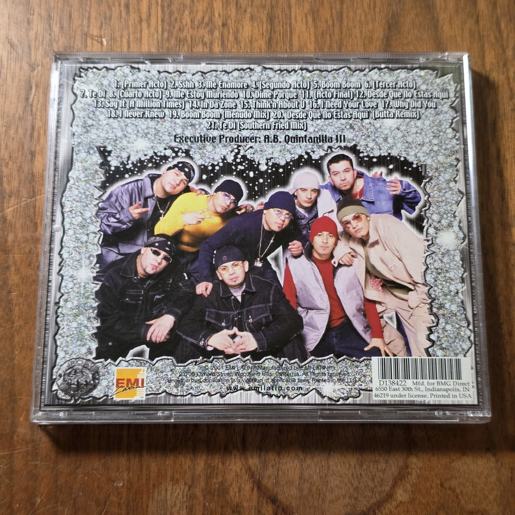 AB Quintanilla y Los Kumbia Kings - Shhh! CD Album 2001 Latin Pop Cumbia