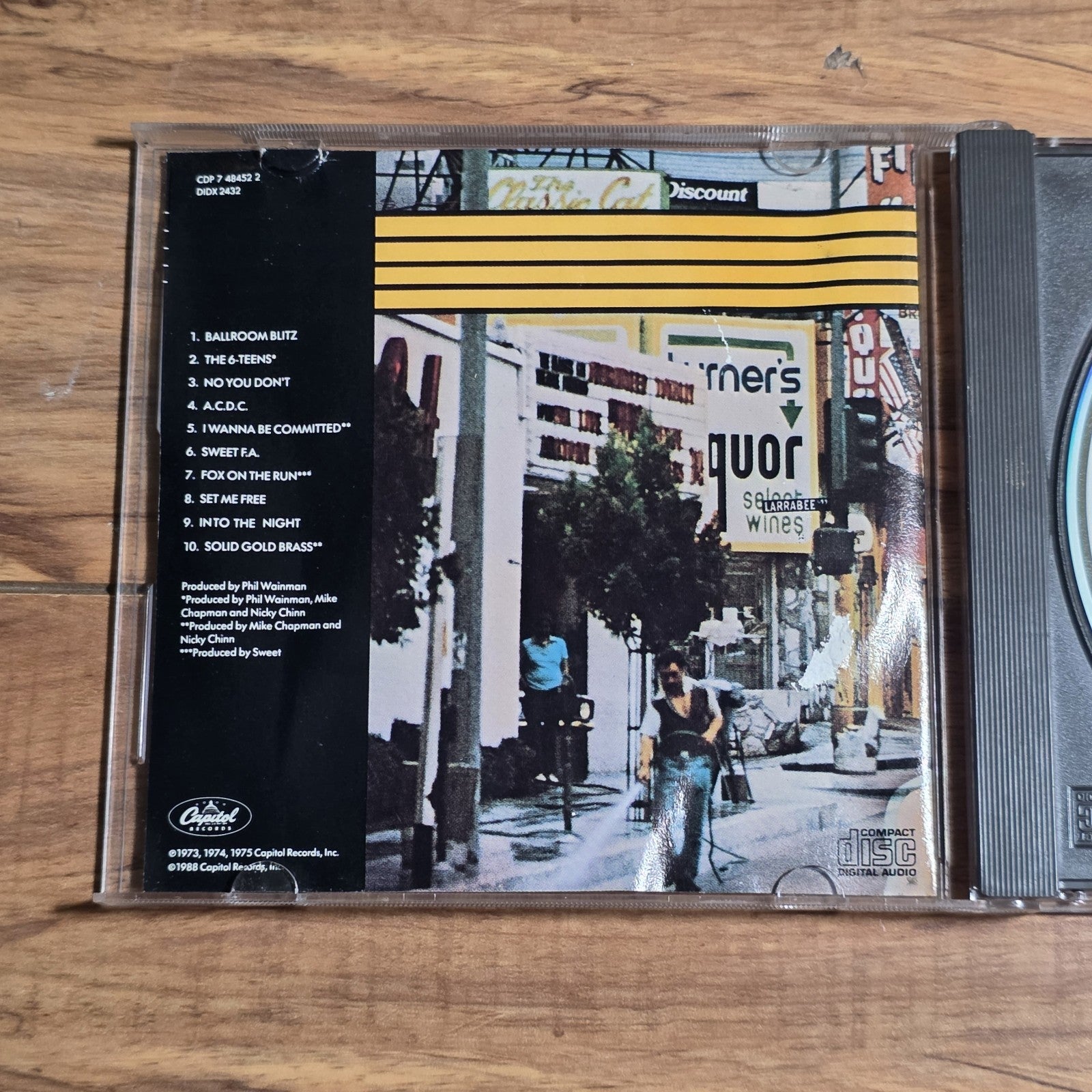 Sweet - Desolation Boulevard CD Album 1990 Glam Rock