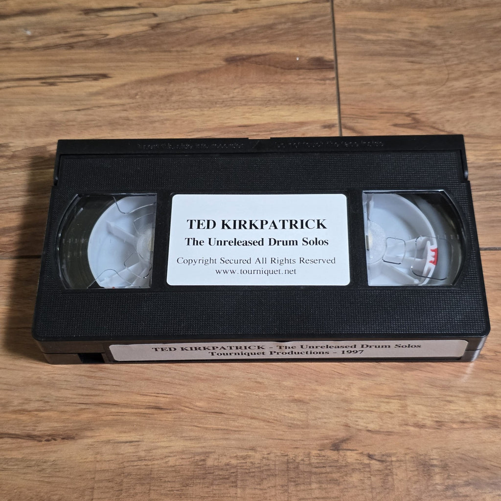 Ted Kirkpatrick - Tourniquet Drum Solos VHS 1997 Heavy Metal Rare HTF