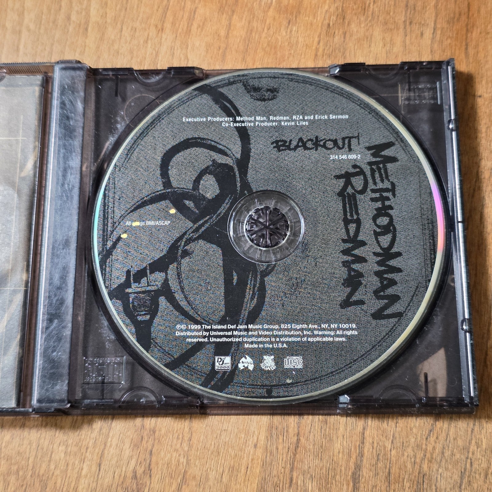 Method Man & Redman - Blackout! CD Album 1999 Hip Hop