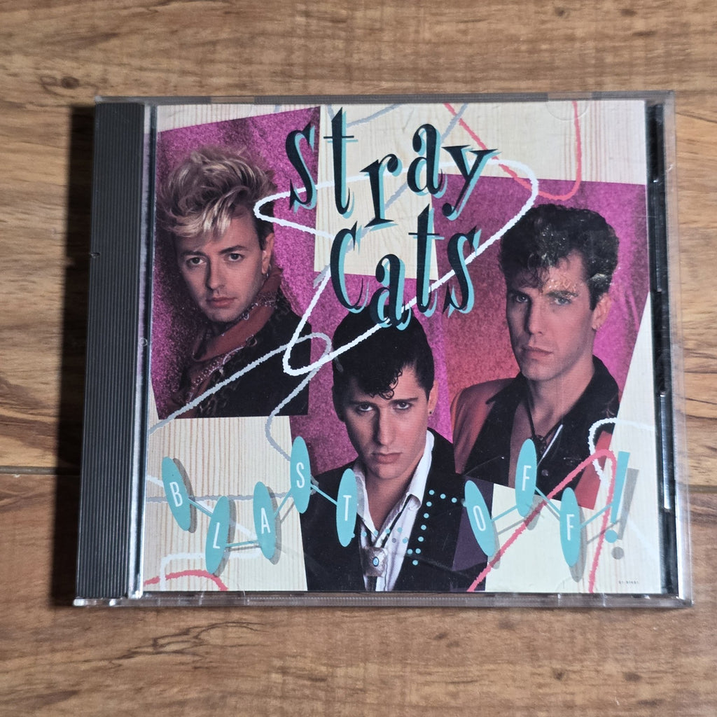 Stray Cats - Blast Off! CD Album 1989 Psychobilly EMI Club Edition
