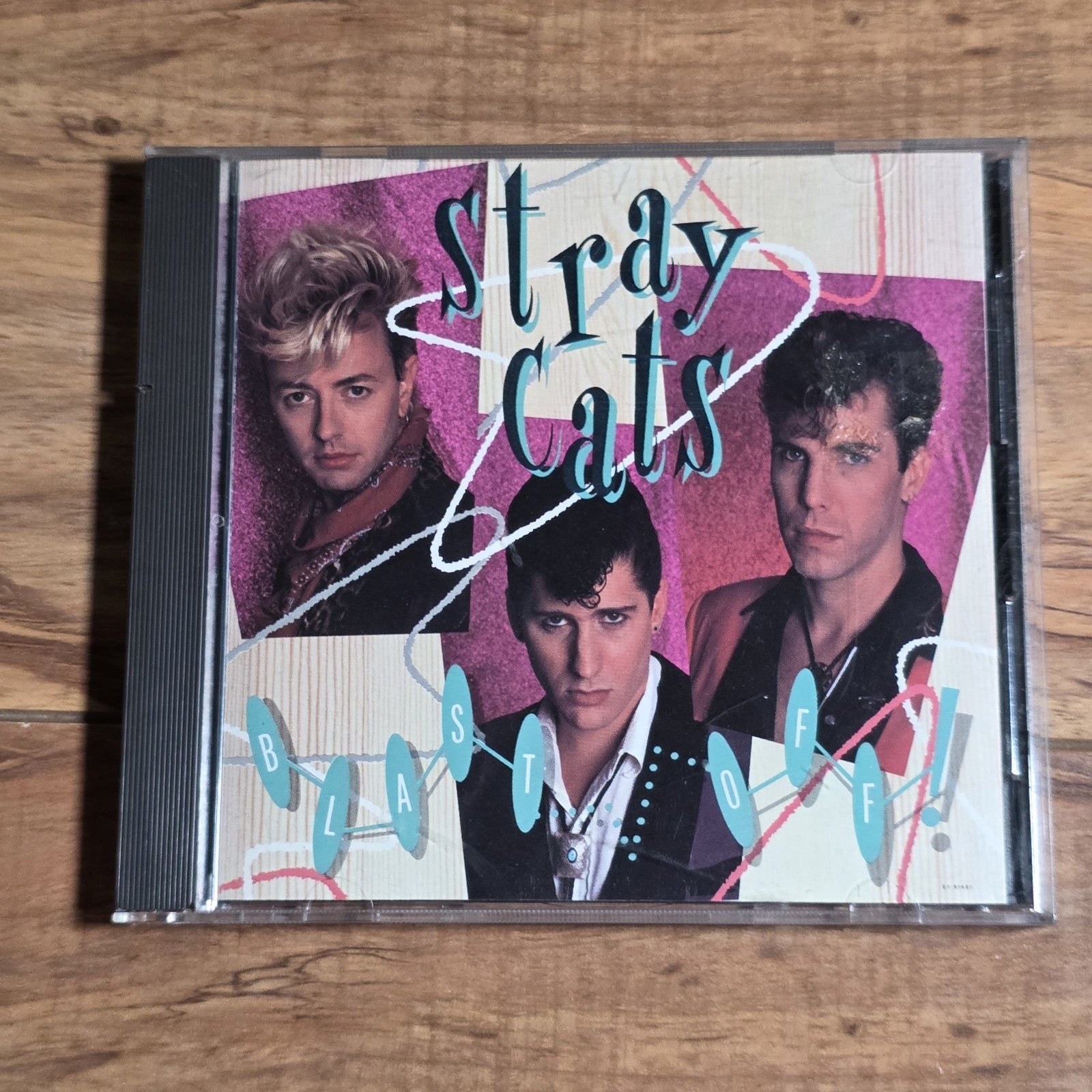 Stray Cats - Blast Off! CD Album 1989 Psychobilly EMI Club Edition