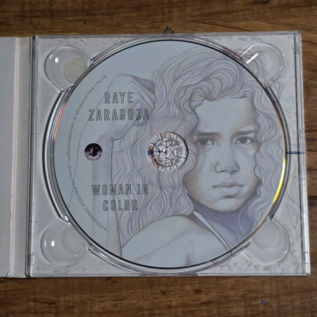 Raye Zaragoza - Woman In Color CD 2020 Folk Digipak Signed Autographed Rare HTF