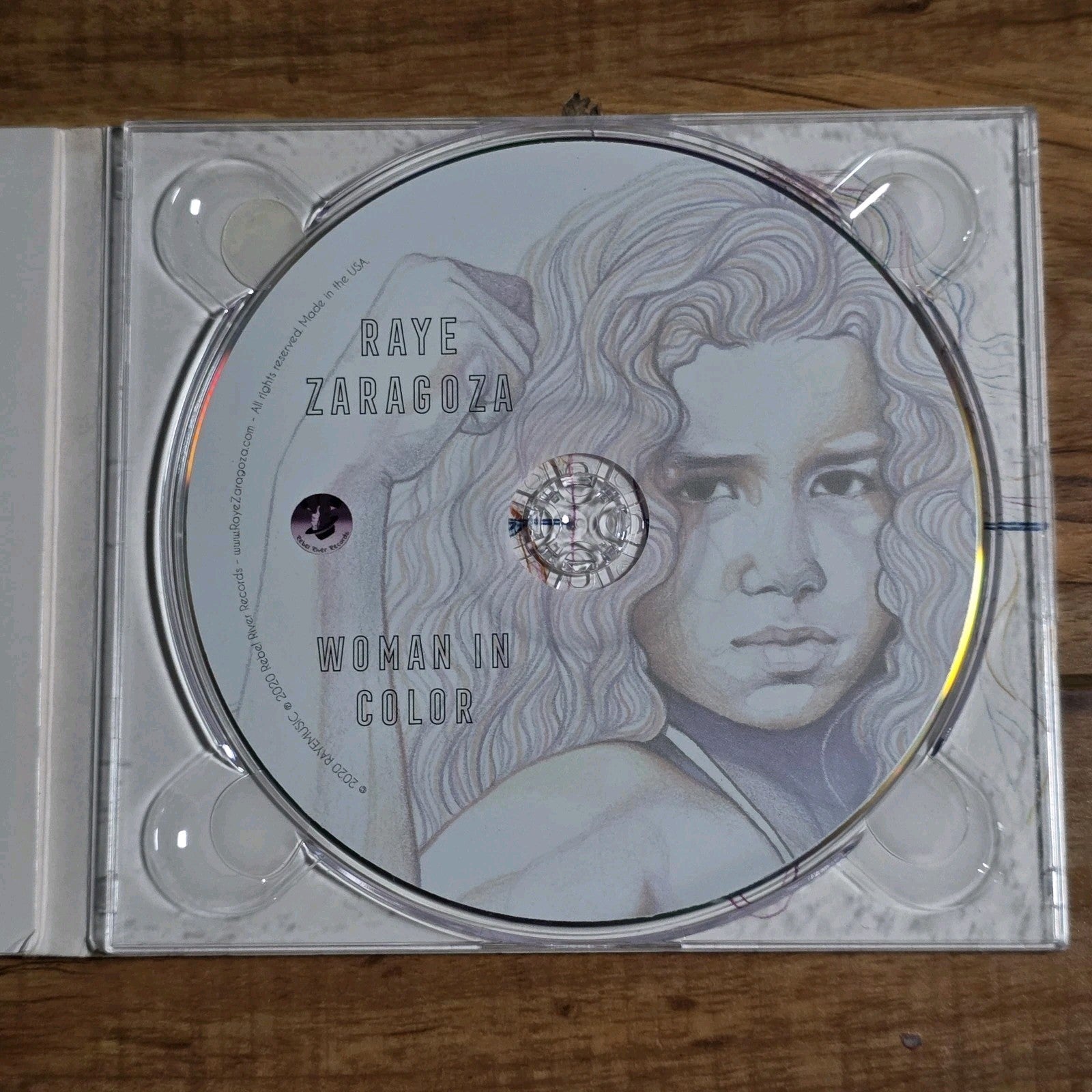 Raye Zaragoza - Woman In Color CD 2020 Folk Digipak Signed Autographed Rare HTF