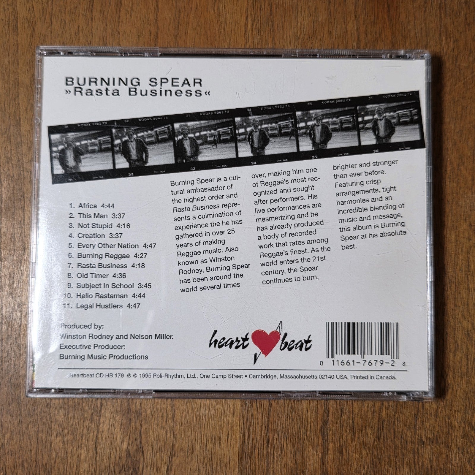 Burning Spear - Rasta Business CD Album 1995 Reggae Roots
