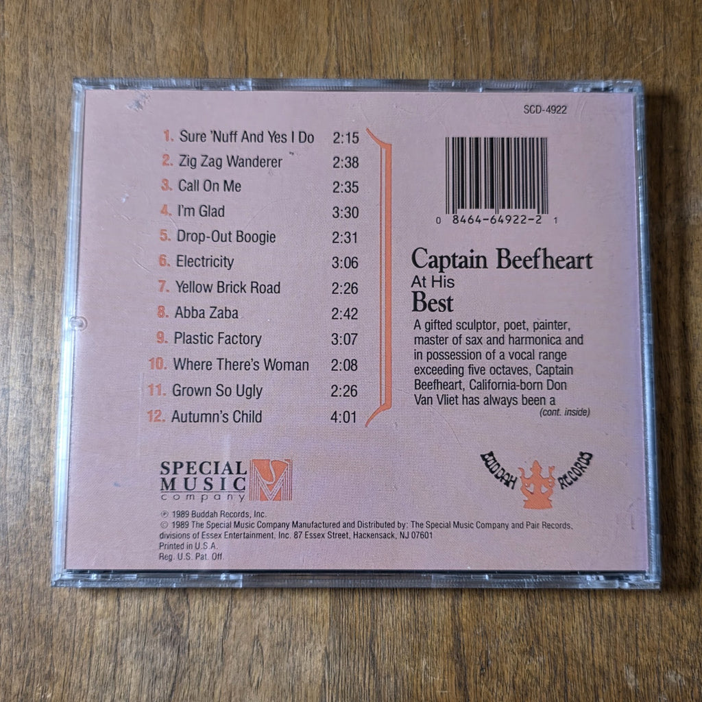 Captain Beefheart - At His Best CD Album 1989 Blues Rock Buddah Records