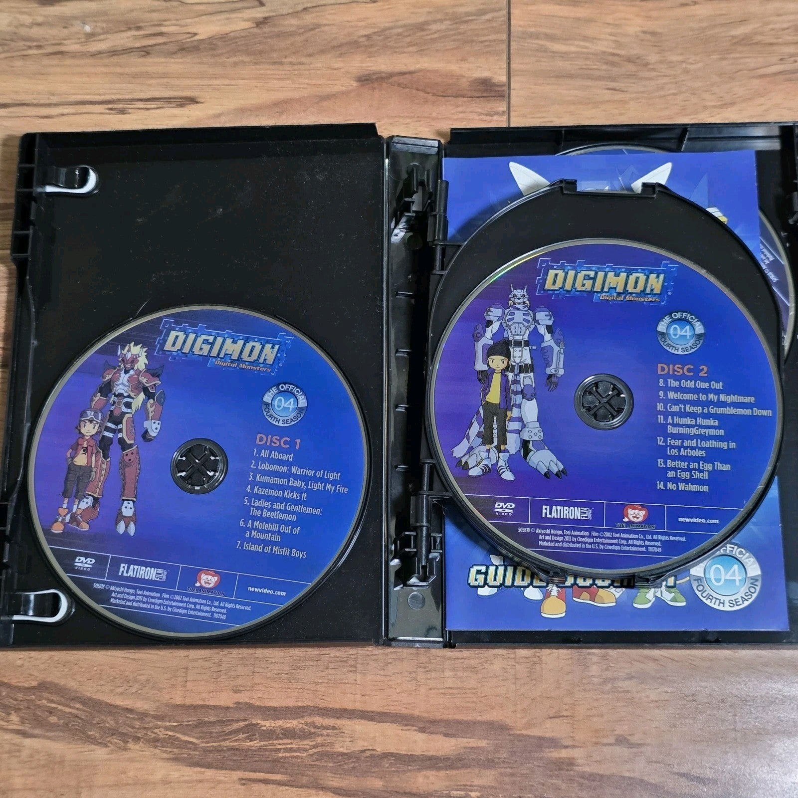 Digimon Digital Monsters The Official Fourth Season DVD 2013 Anime Rare HTF