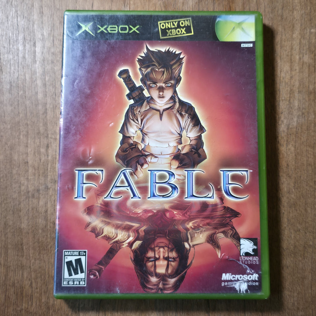 Fable 2004 Microsoft Xbox Lionhead RPG Action Adventure CIB Needs Resurfacing