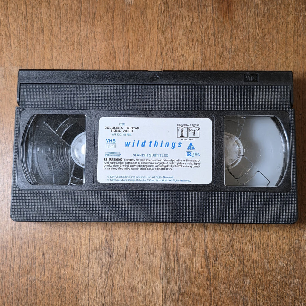 Wild Things 1998 VHS John McNaughton Thriller Spanish Subtitles Neve Campbell