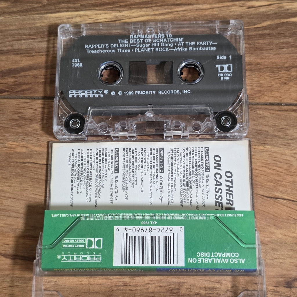 Rapmasters Vol. 10 Cassette Compilation 1989 Hip Hop