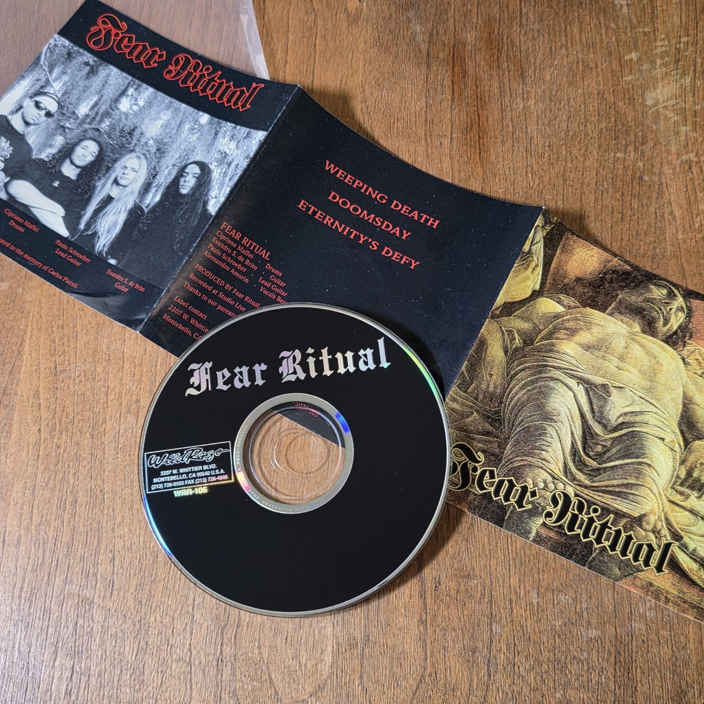 Fear Ritual - Self Titled CD Album 1998 Wild Rags Records Death Metal Rare HTF