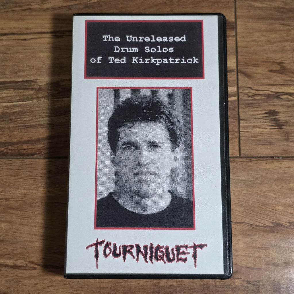Ted Kirkpatrick - Tourniquet Drum Solos VHS 1997 Heavy Metal Rare HTF